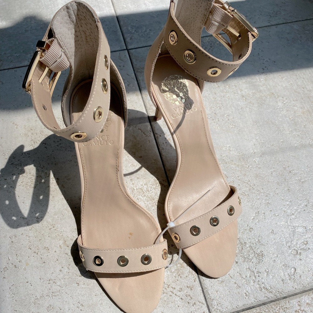 Nude Vince Camuto High Heel Sandals NWOT